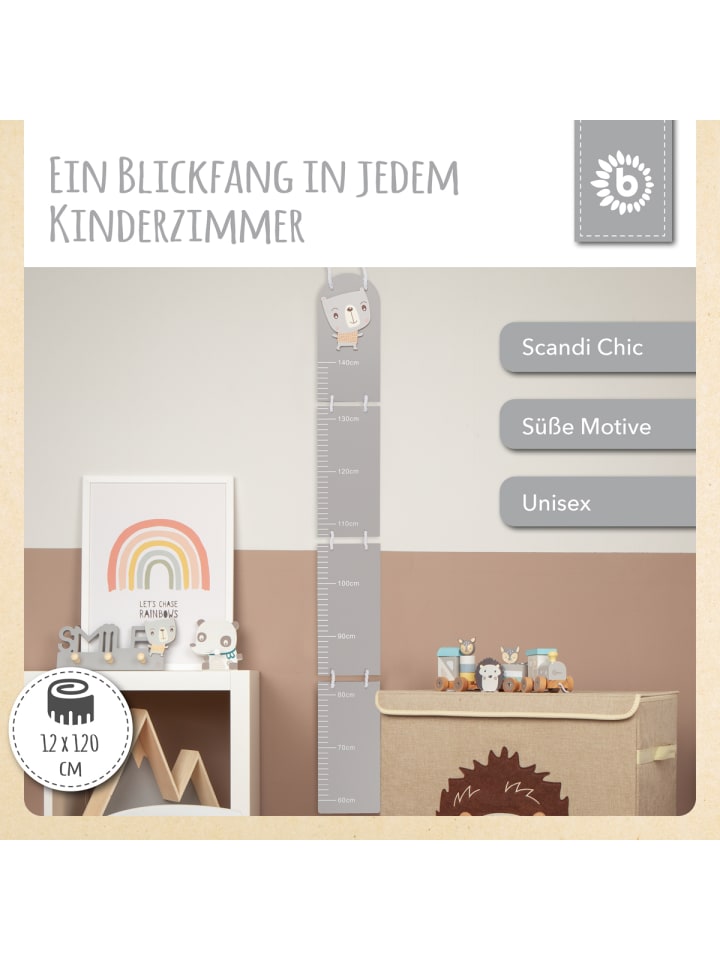 Bieco Spielwaren Holz Kindermesslatte Katze in Grau günstig kaufen onesize