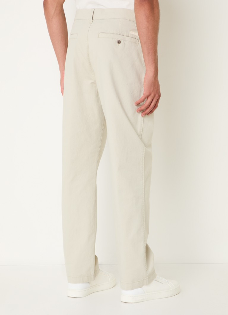 Pantaloni chino cu croială dreaptă și buzunare laterale Calvin Klein