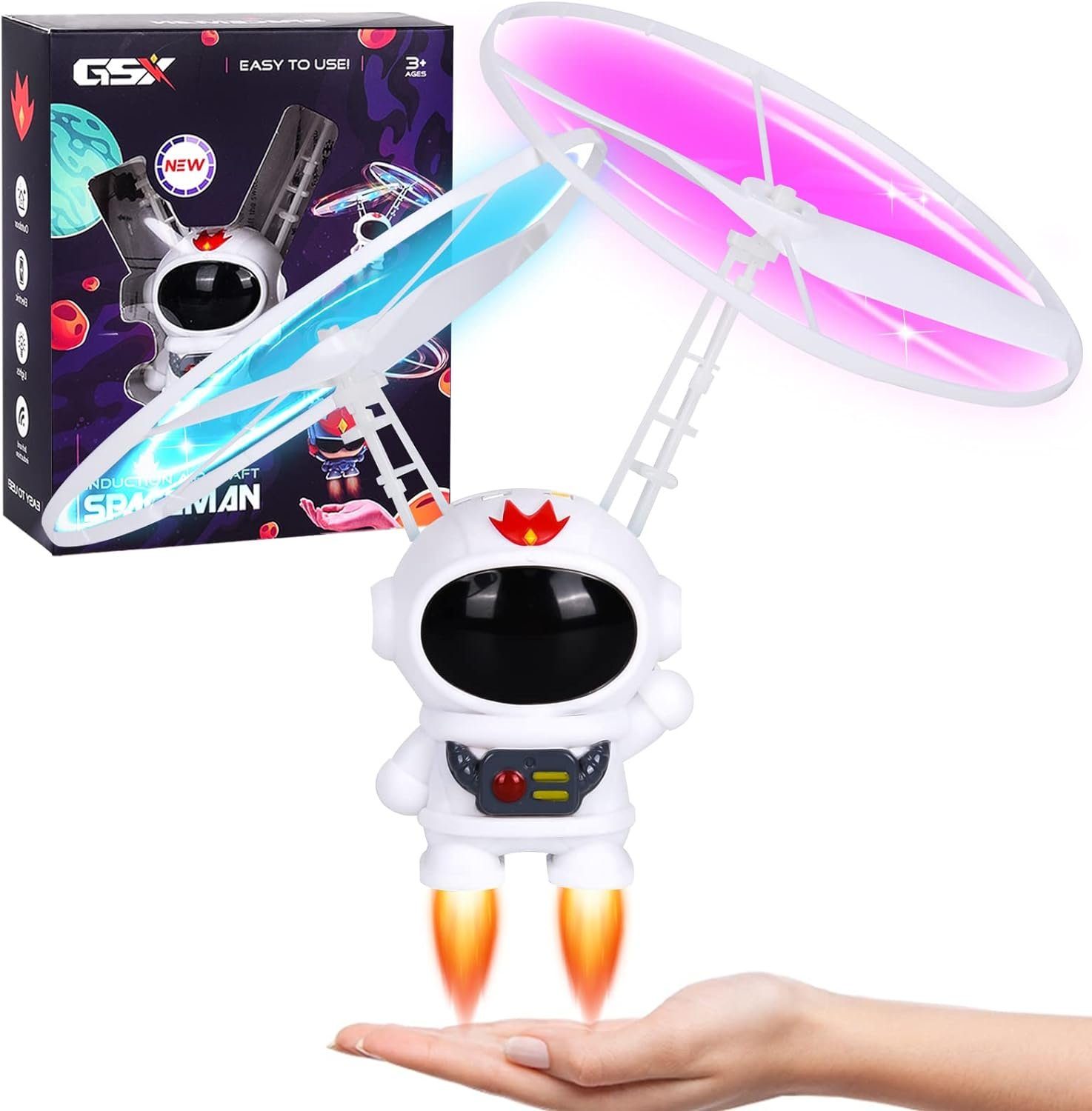 autolock drohne kinder flying spinner Fliegende Spielzeug,Fliegender Astronaut Zubehör Drohne