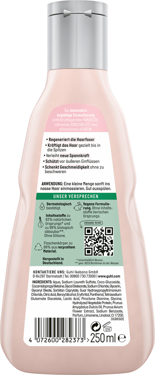 Shampoo Tiefenaufbau, 250 ml