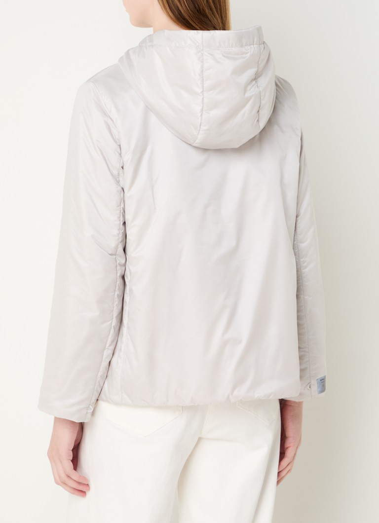Giacca a vento MaxMara Greenh con cappuccio e trattamento idrorepellente