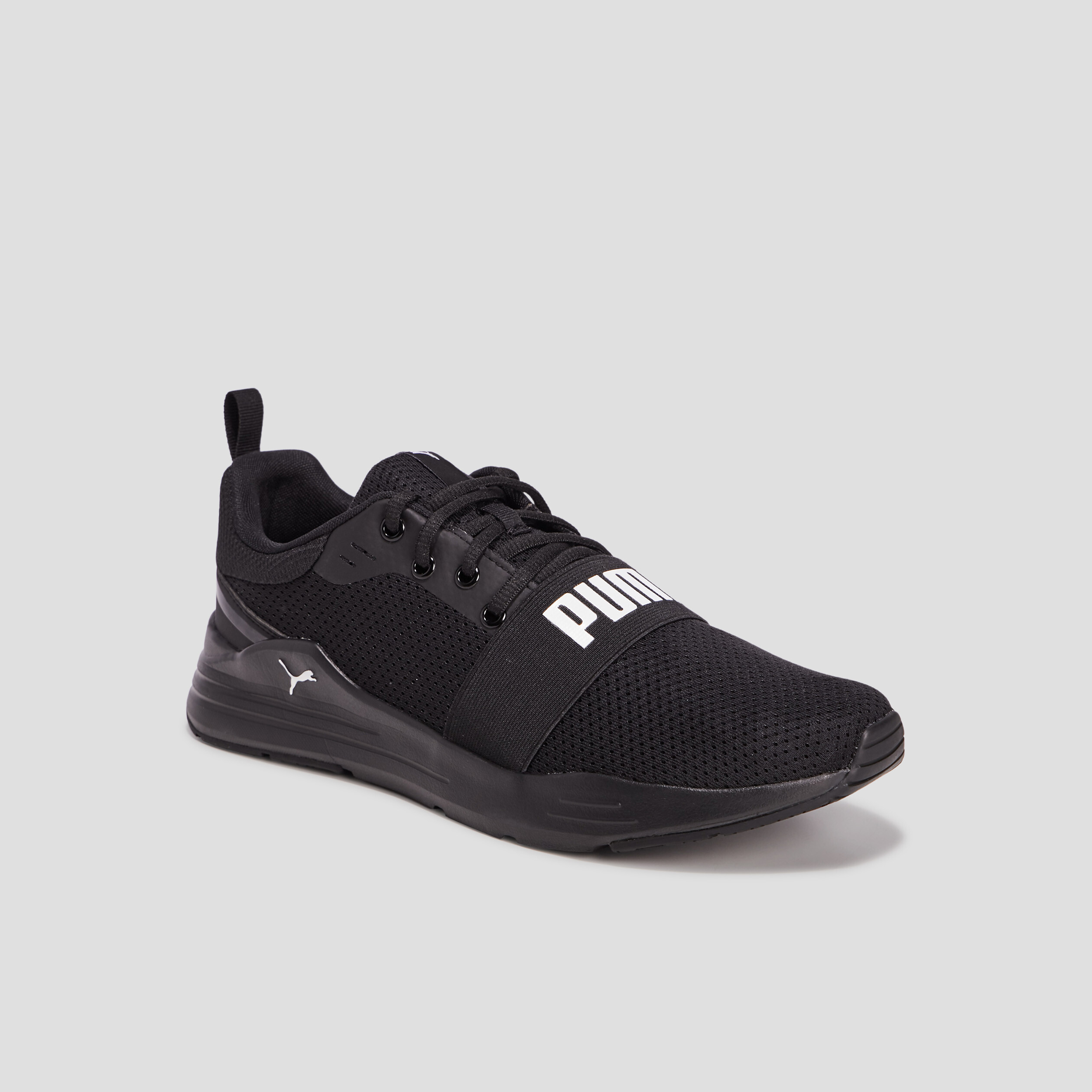 Runnings à lacets Puma Wired noir homme | La Halle