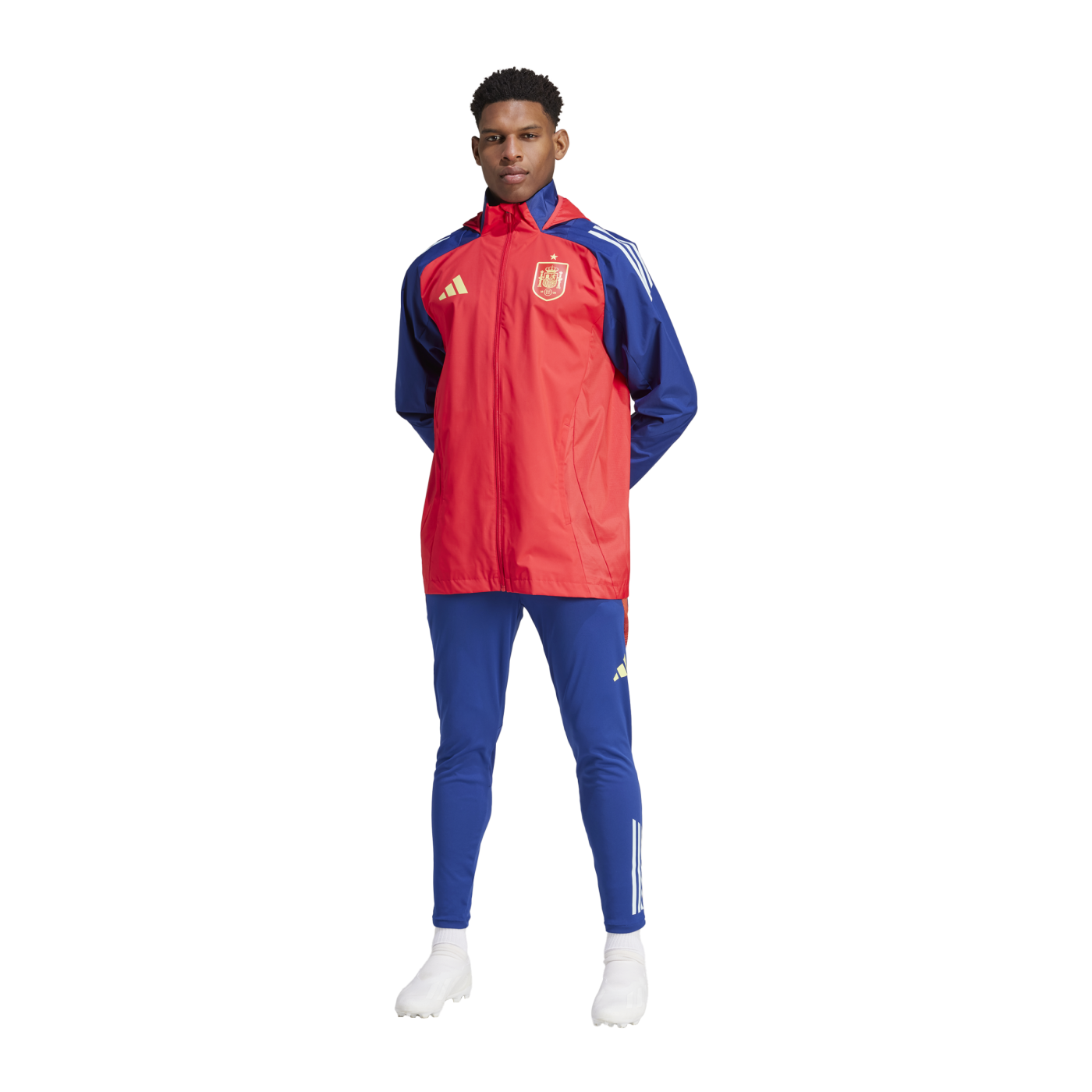 adidas Spanien Regenjacke EM 2024 Rot