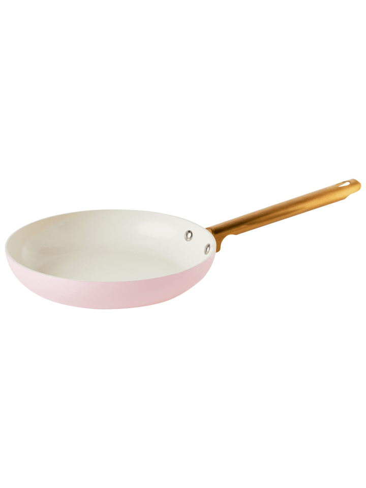 Beliani 7-tlg Kochgeschirr ELITE PRO in Rosa/Gold/Weiß günstig kaufen onesize