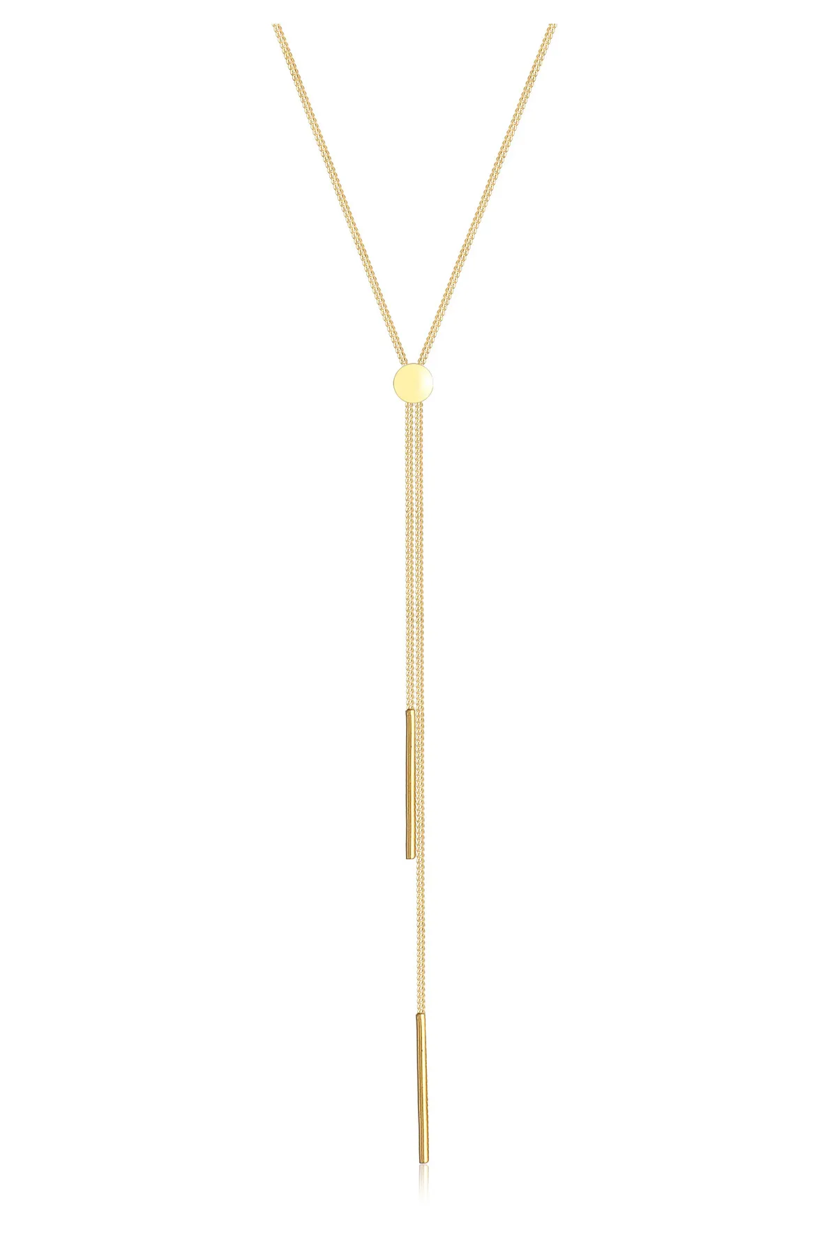 ELLI  Halskette Y-Kette Geo Stab Minimal 925 Silber