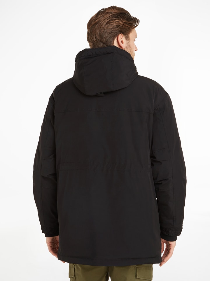 Tommy Hilfiger Parka in Schwarz günstig kaufen