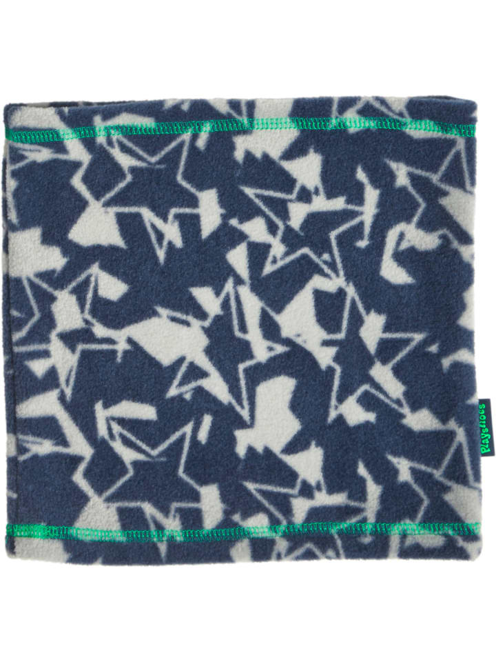 Playshoes Fleece-Schlauchschal Sterne Camouflage in Dunkelgrau günstig kaufen onesize