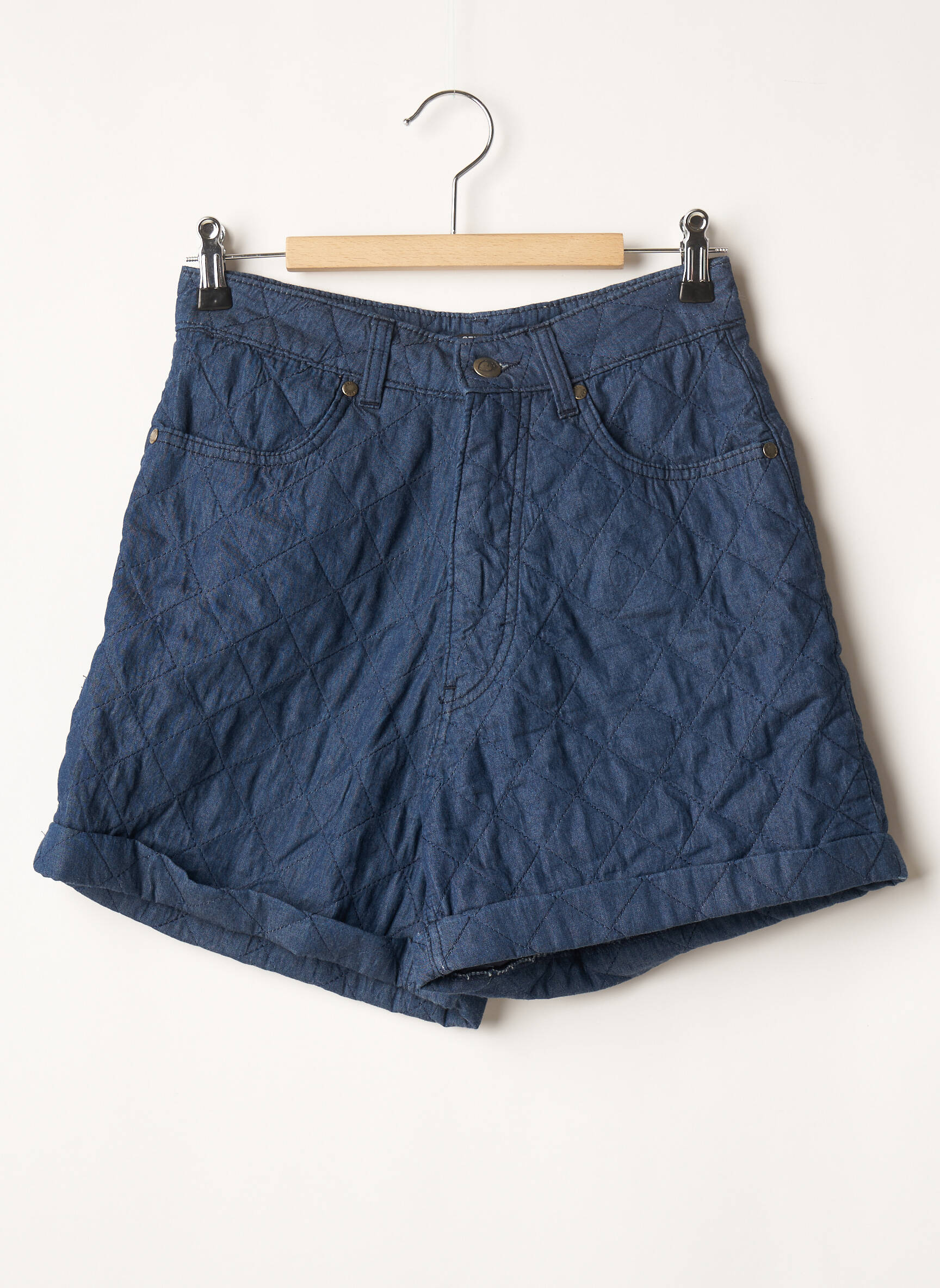 Nasty Gal Shorts 1 Femme couleur bleu