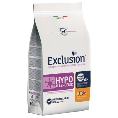 Kombipaket: 12 kg / 12,5 kg + 6 x 400 g Exclusion im Set