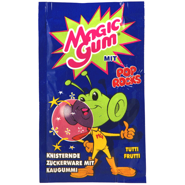 Magic Gum Pop Rocks Tutti Frutti 50er