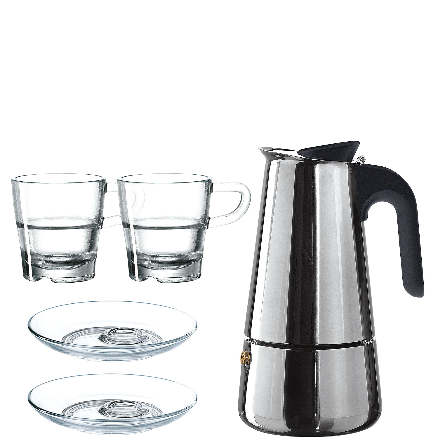 LeonardoEspressobereiter-Set 5-teilig