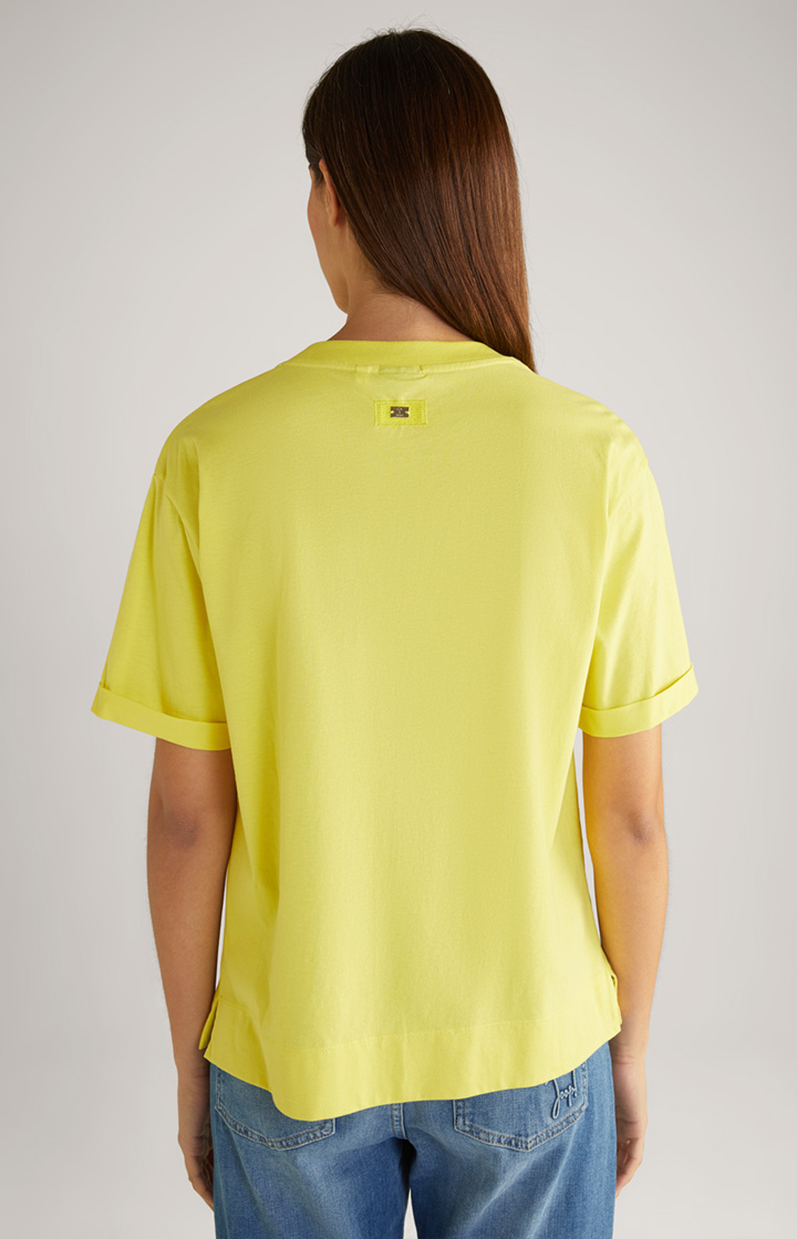 Baumwoll-T-Shirt in Gelb