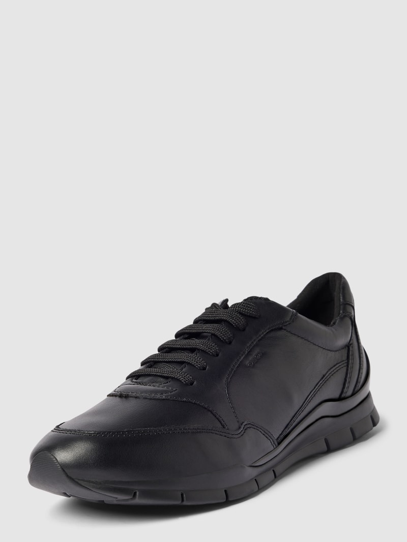 Sneaker aus echtem Leder Modell 'SUKIE' in schwarz