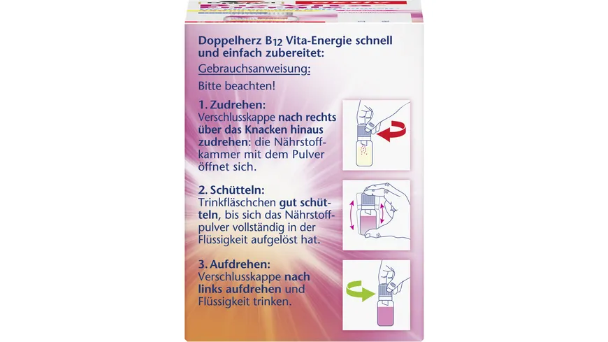 Doppelherz B12 Vita-Energie 8 Trinkfläschchen