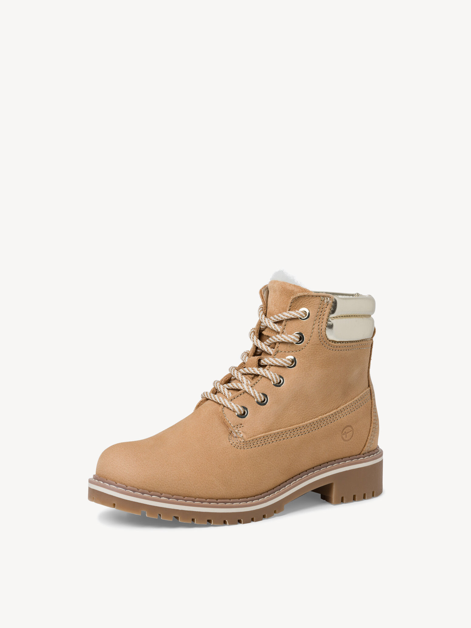 Bottine en cuir - marron doublure chaude