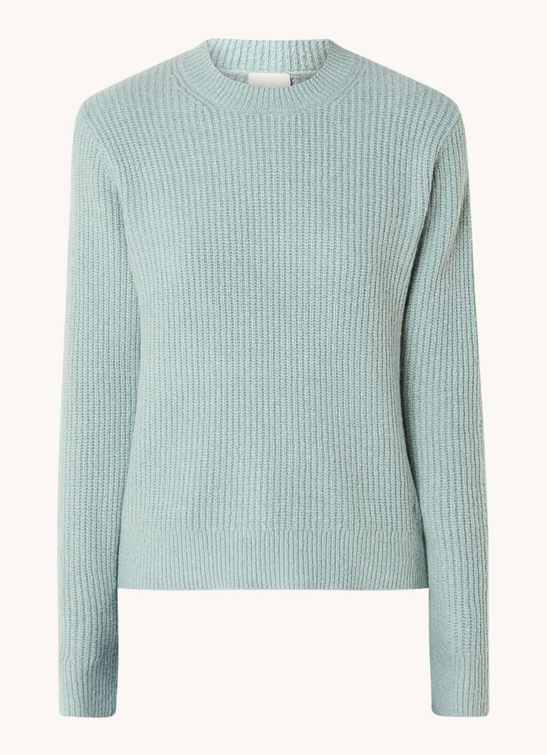 Pulover Calvin Klein tricotat gros din amestec de lână
