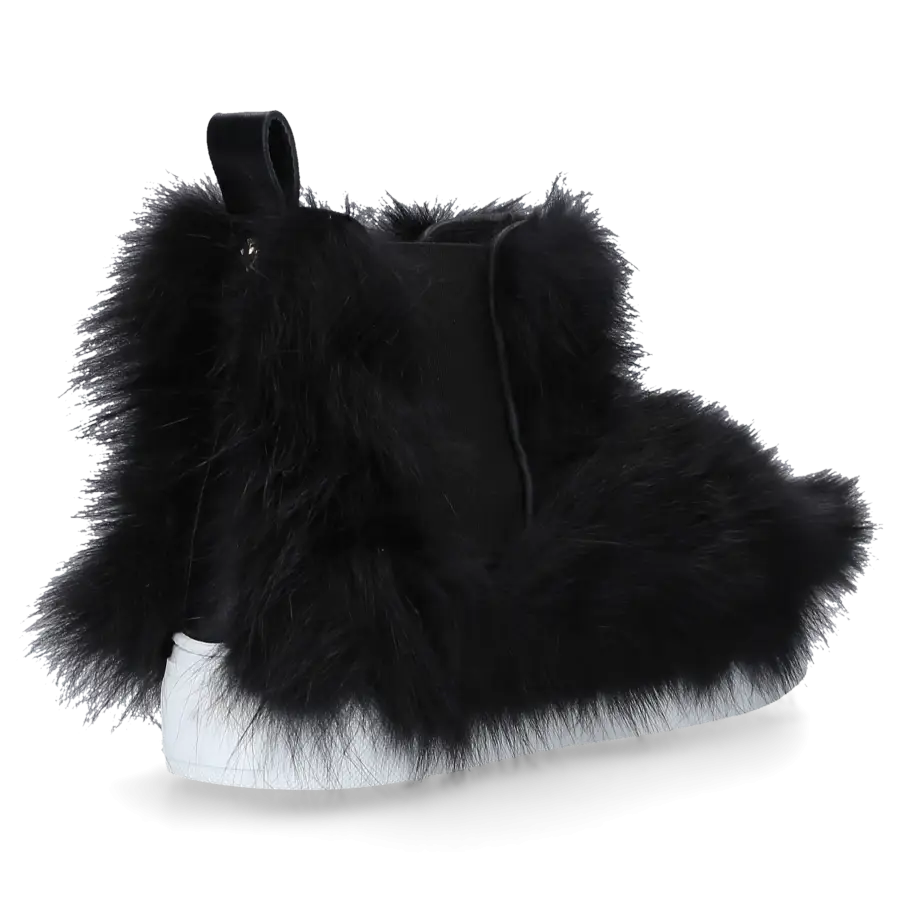 Dsquared2 - Dsquared2 Sneaker High Fufone Fuchsfell schwarz - schwarz