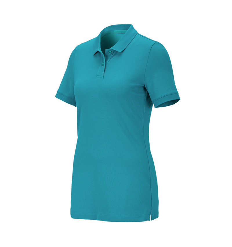 e.s. Piqué-Polo cotton stretch, Damen