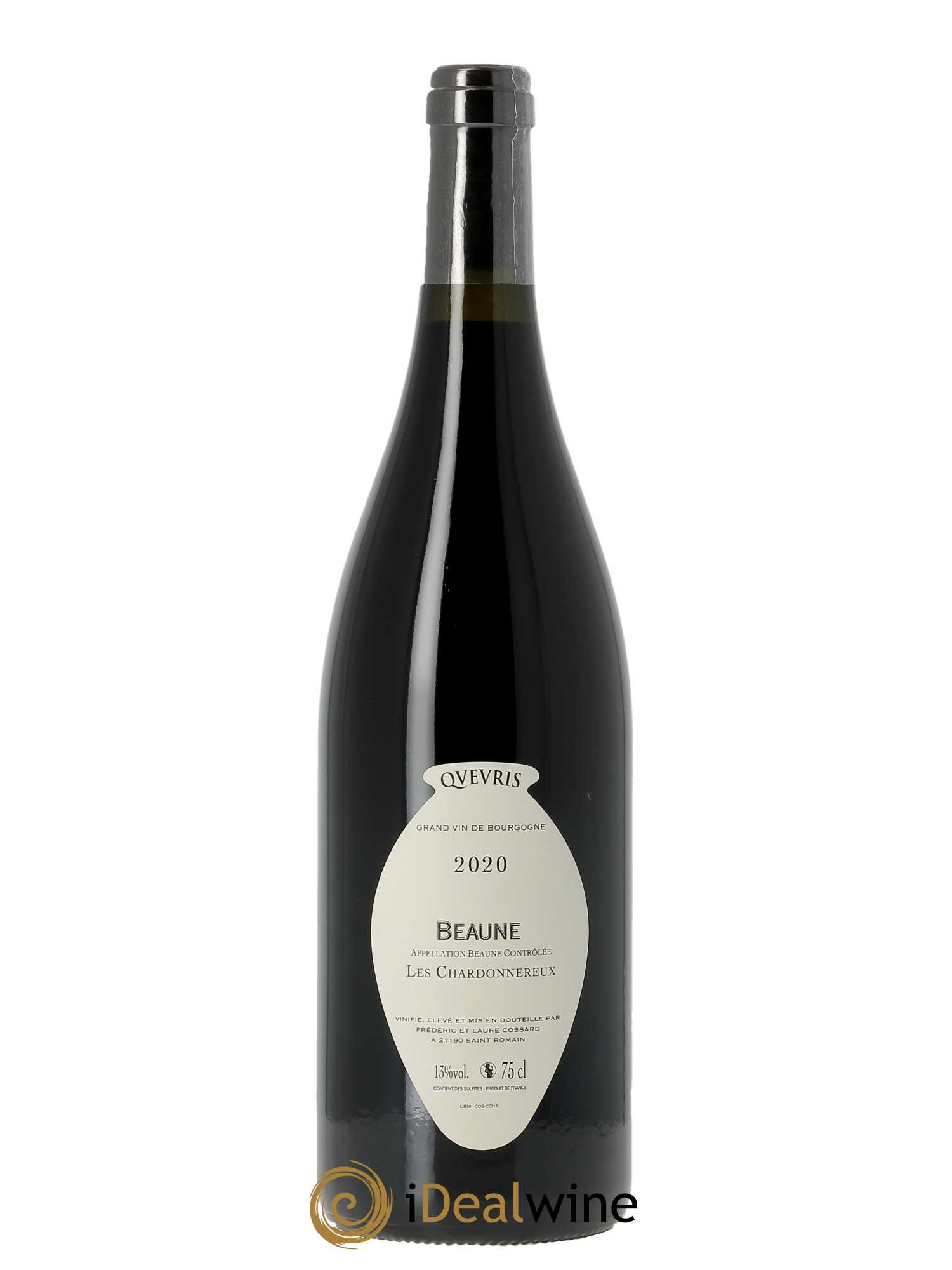 Beaune Les Chardonnereux Qvevris Domaine de Chassorney - Frédéric Cossard  2020 - Lot de 1 Bouteille