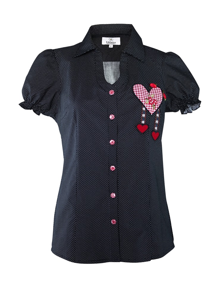 Edelnice Bluse in schwarz günstig kaufen