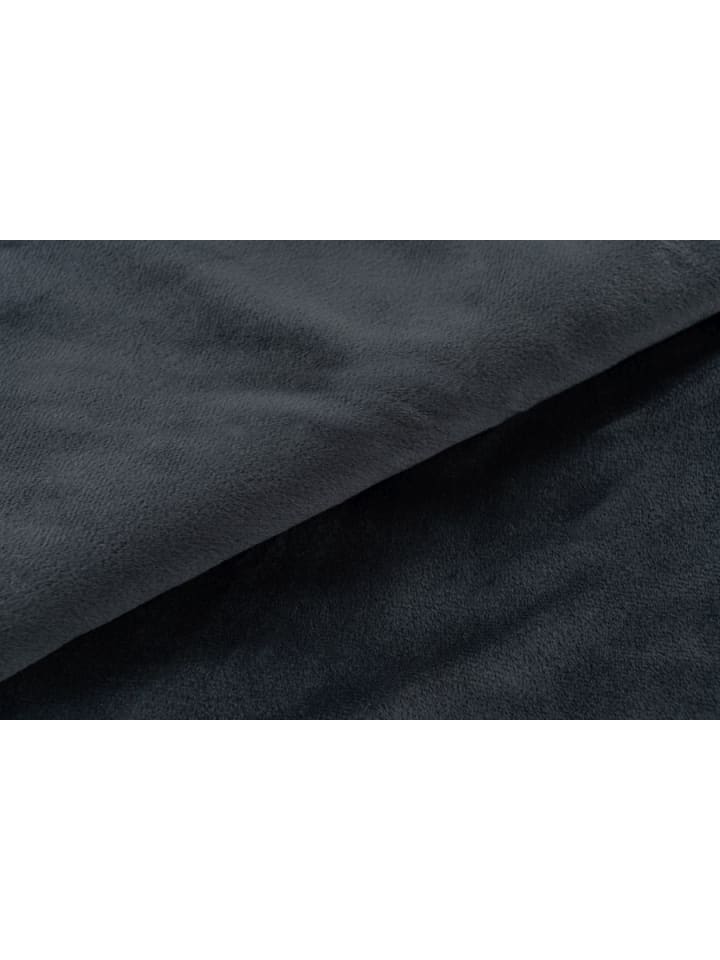 GMD Living Superweiche Kuscheldecke PLUSH, moderne Wohndecke in Graphite (dunkelgrau) günstig kaufen 150 x 200 cm