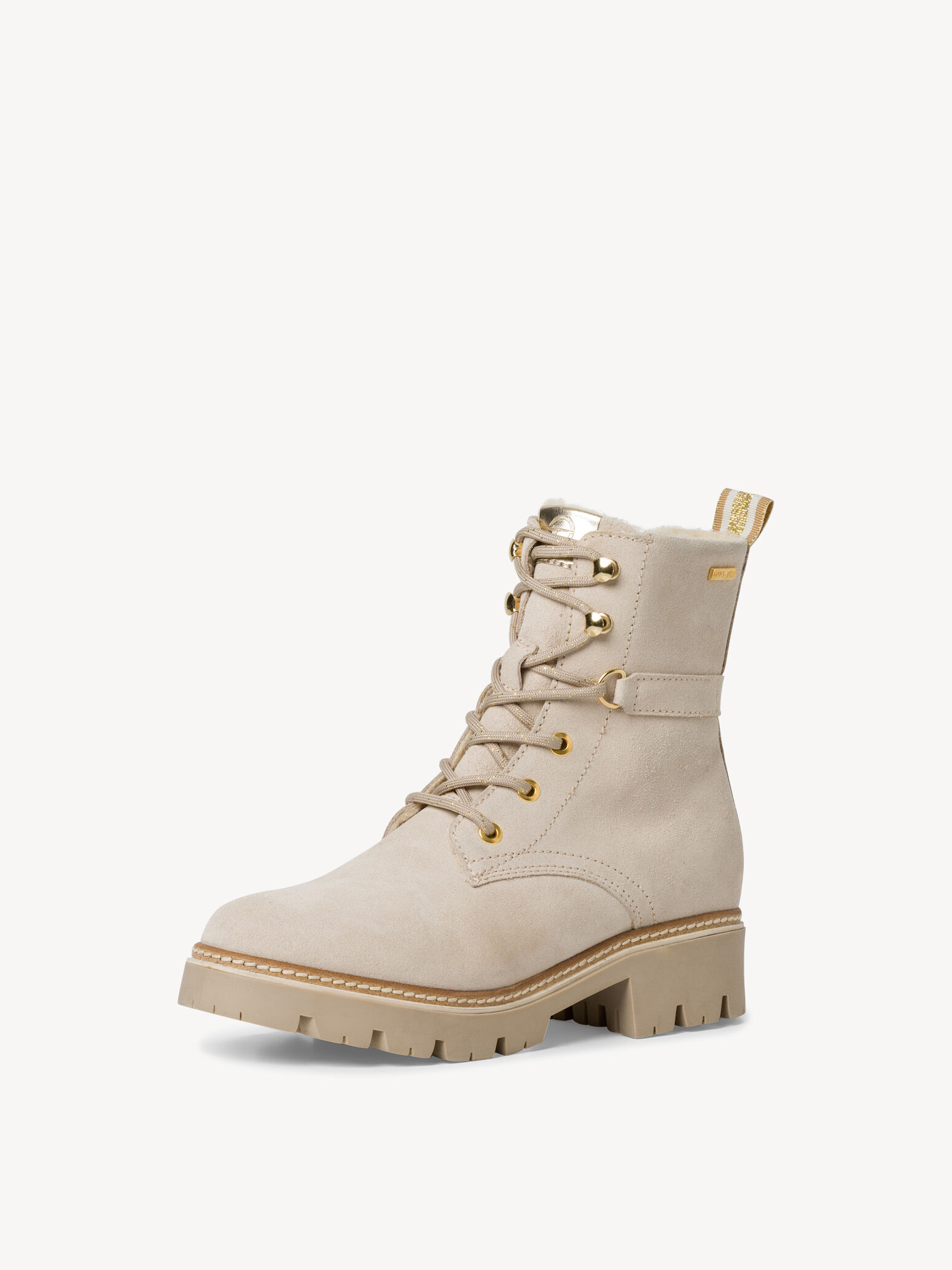 Bottine en cuir - marron doublure chaude