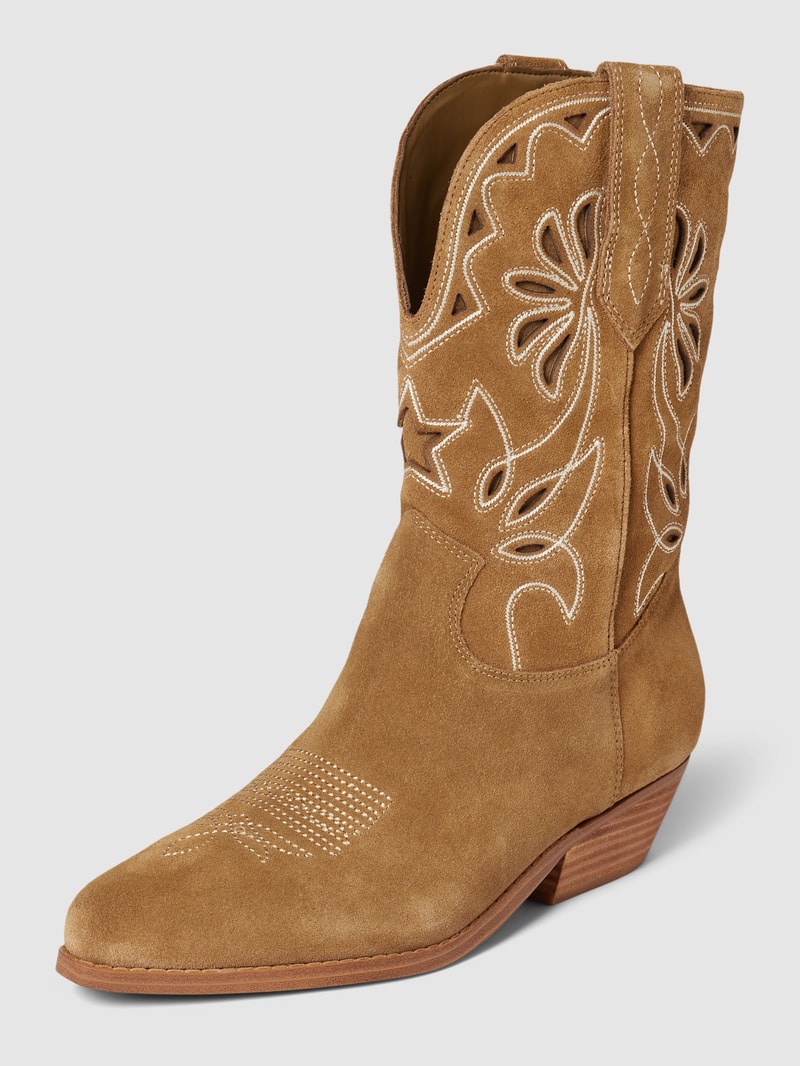 Stiefel im Cowboy-Stil Modell 'GINNIE' in beige