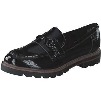 Marco Tozzi Slipper in schwarz