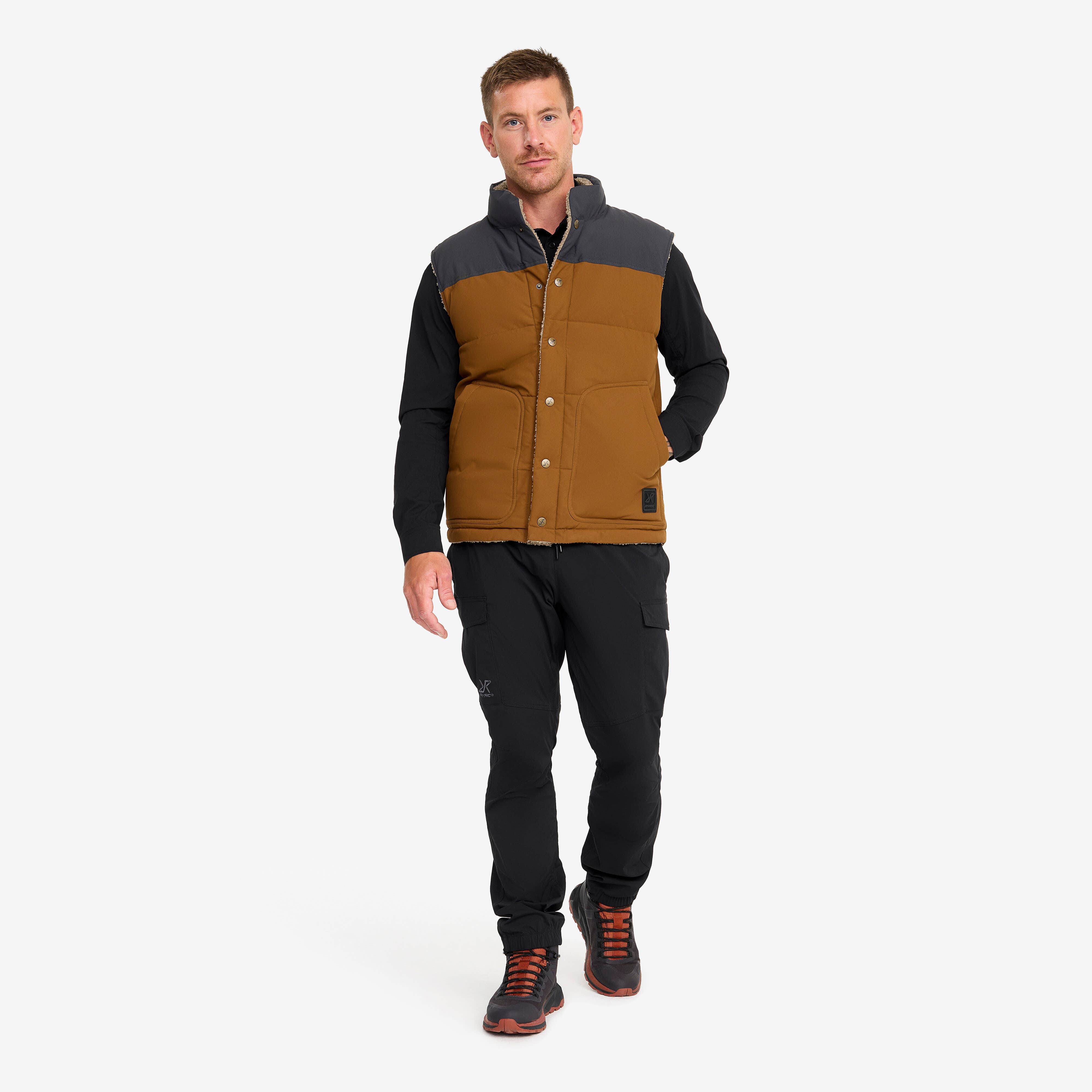 Rollick Reversible Vest Homme Rubber