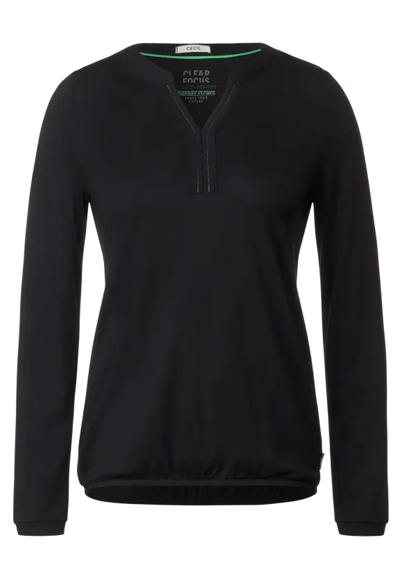 CECIL Langarmshirt mit Gummibund