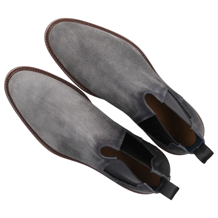 Budapester - Chelsea Boots 14196 Veloursleder - grau