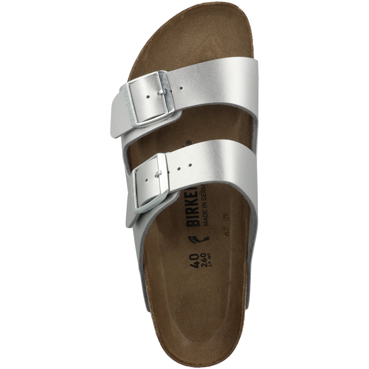 Birkenstock Arizona Sandale silber