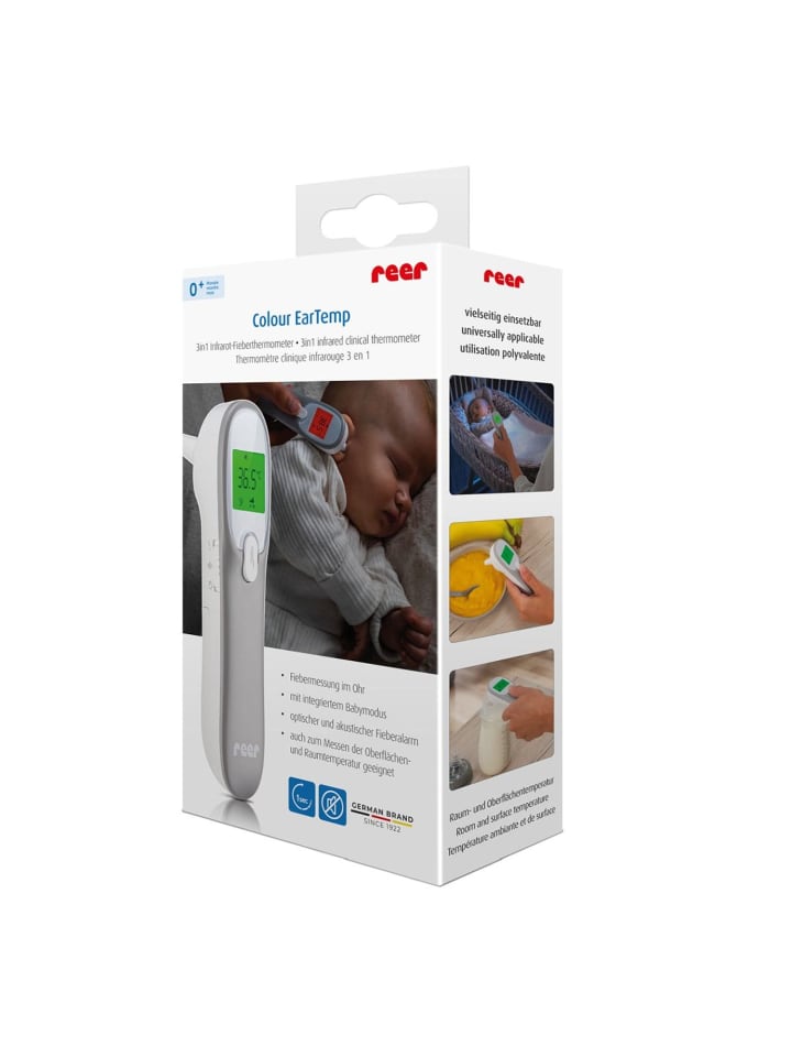 Reer Colour EarTemp 3in1 Infrarot-Fieberthermometer in Grau ab 0 Monate günstig kaufen onesize