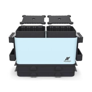 Krydrufi - All in One Modular Box: Standard Set (Wet Palette Edition) - Blau / Schwarz