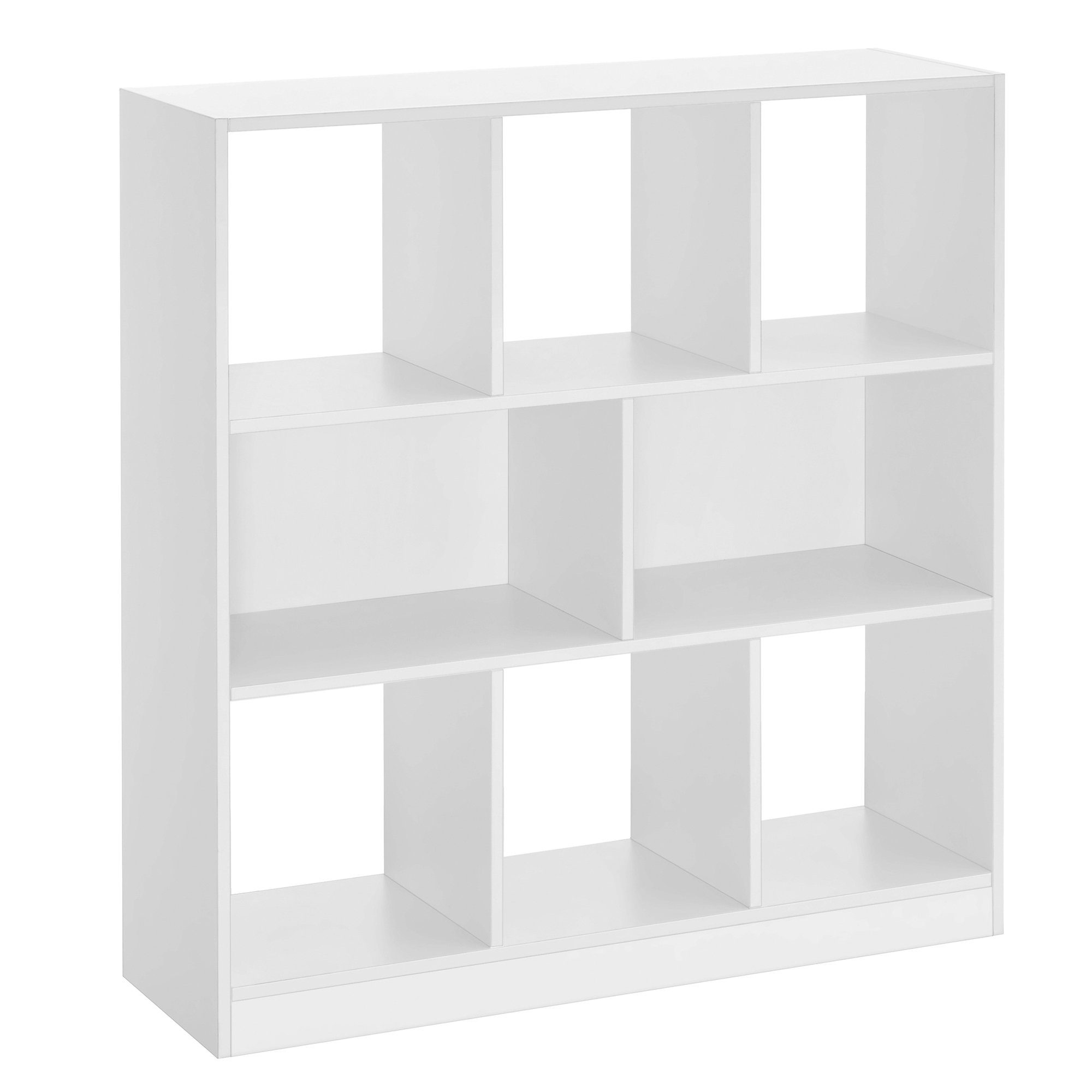 VASAGLE Bücherregal, Würfelregal, aus Holz, als Raumteiler,97,5 x 30 x 100 cm