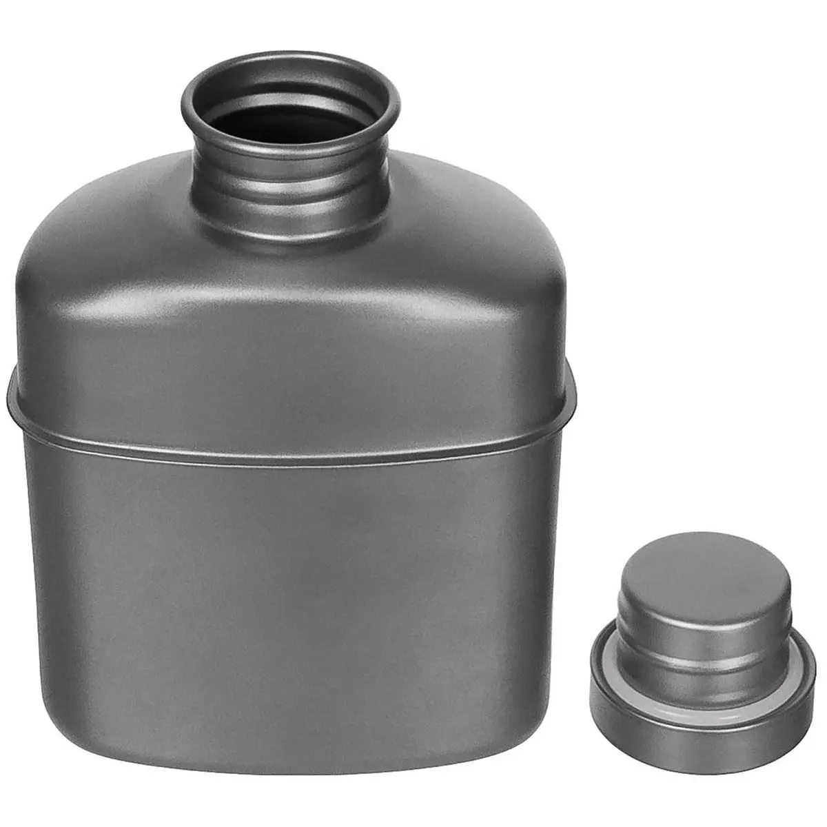 Trinkflasche Titan mit Tasche