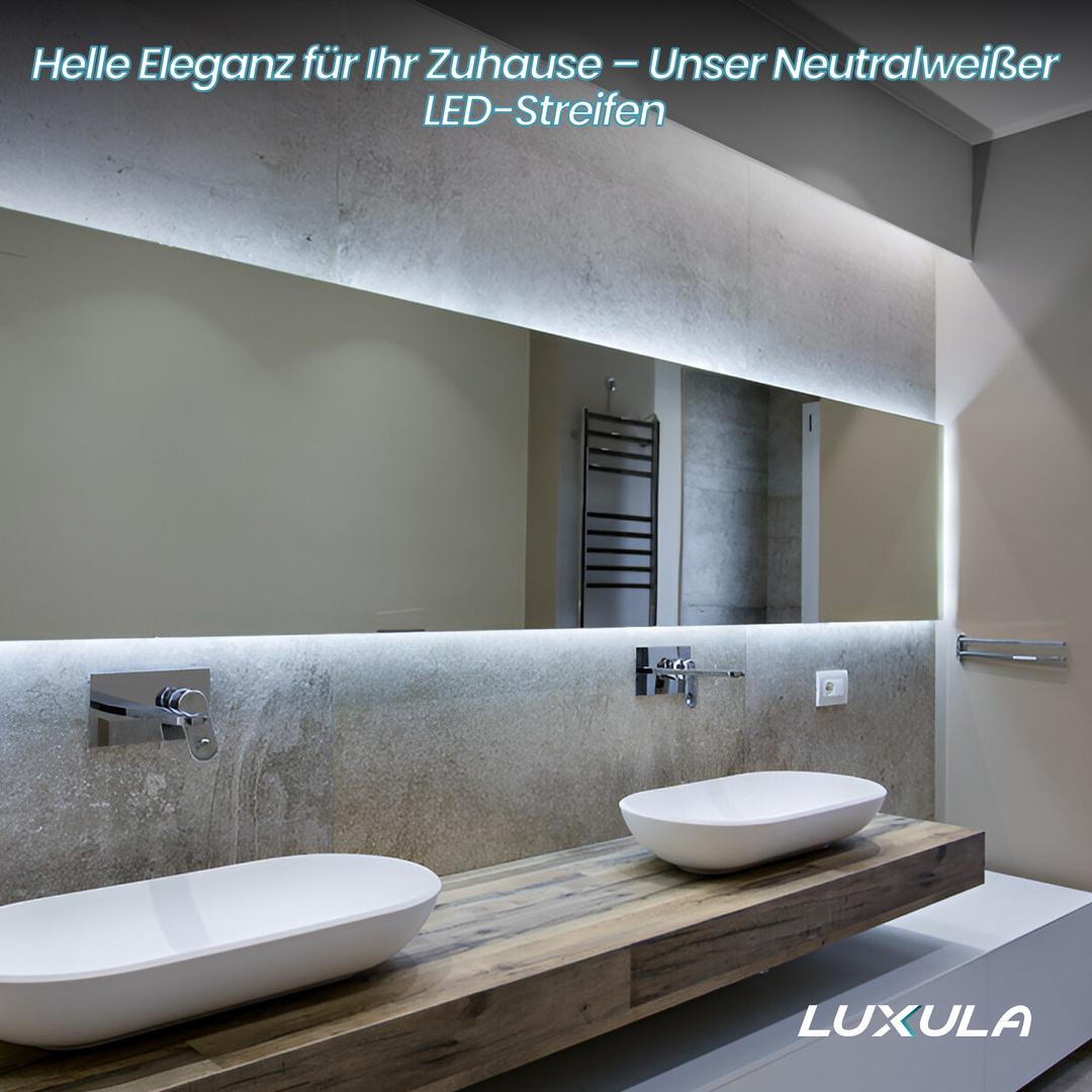 LUXULA LED-Streifen, neutralweißes Licht, 24 V