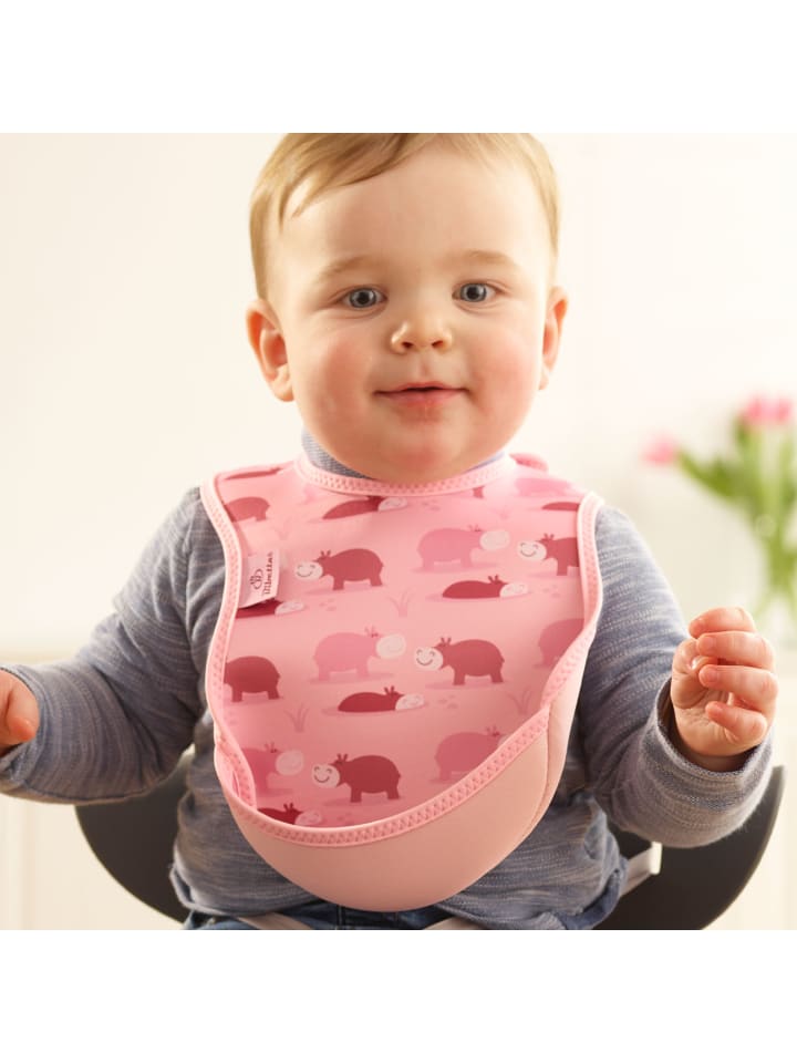 Bibetta Lätzchen UltraBib Neopren-Lätzchen Nilpferde günstig kaufen onesize