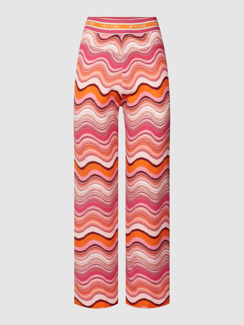 Hose in Strick-Optik Modell 'Rainee' in pink