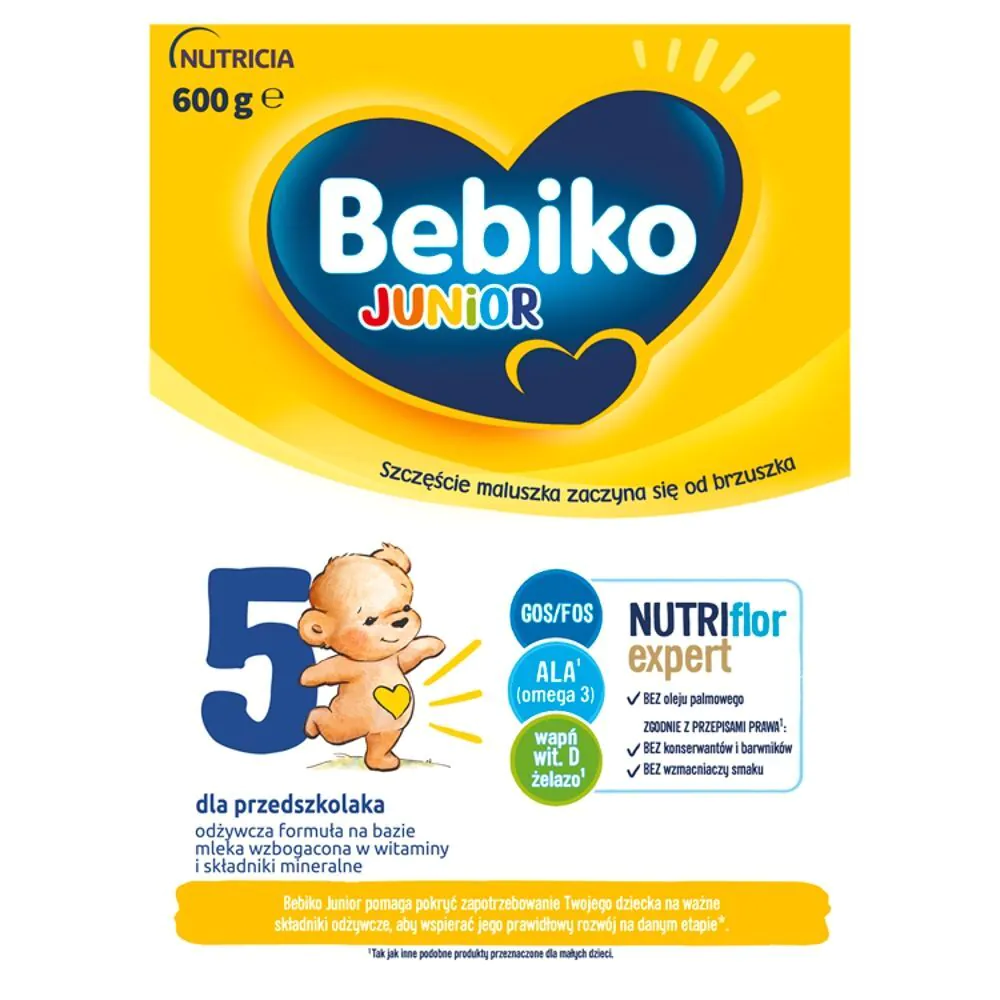 Bebiko Junior 5 modifikuoto pieno mišinio