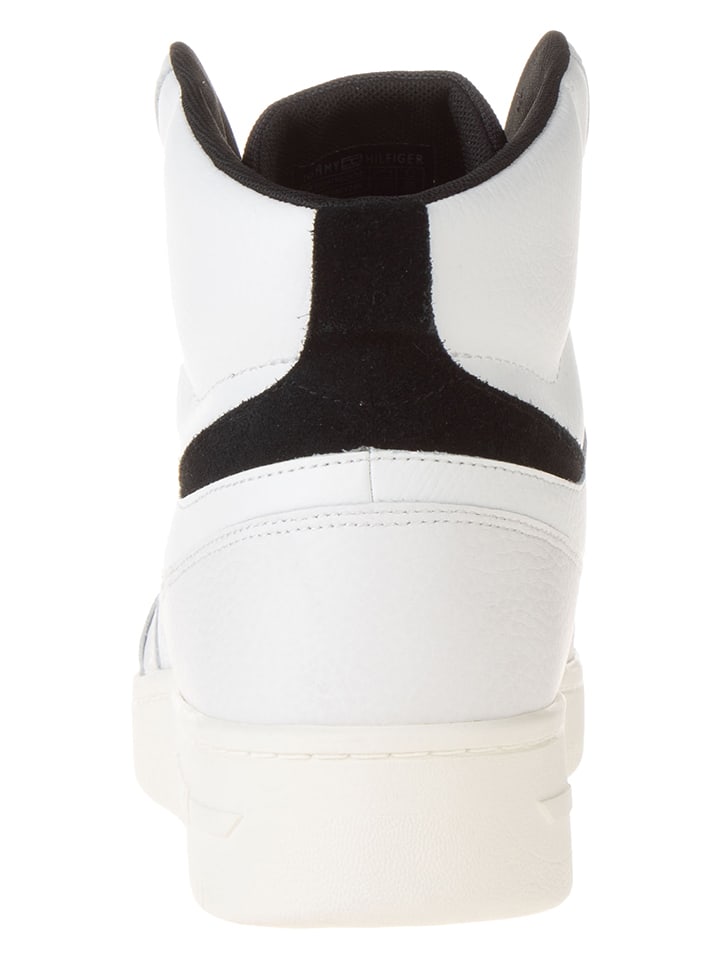 Tommy Hilfiger Shoes Leder-Sneakers in Creme günstig kaufen 46