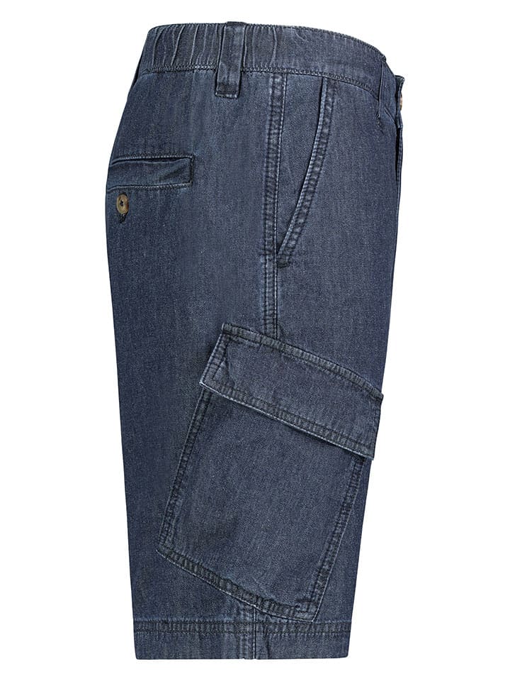Authentic Style Jeans-Cargoshorts in Dunkelblau günstig kaufen