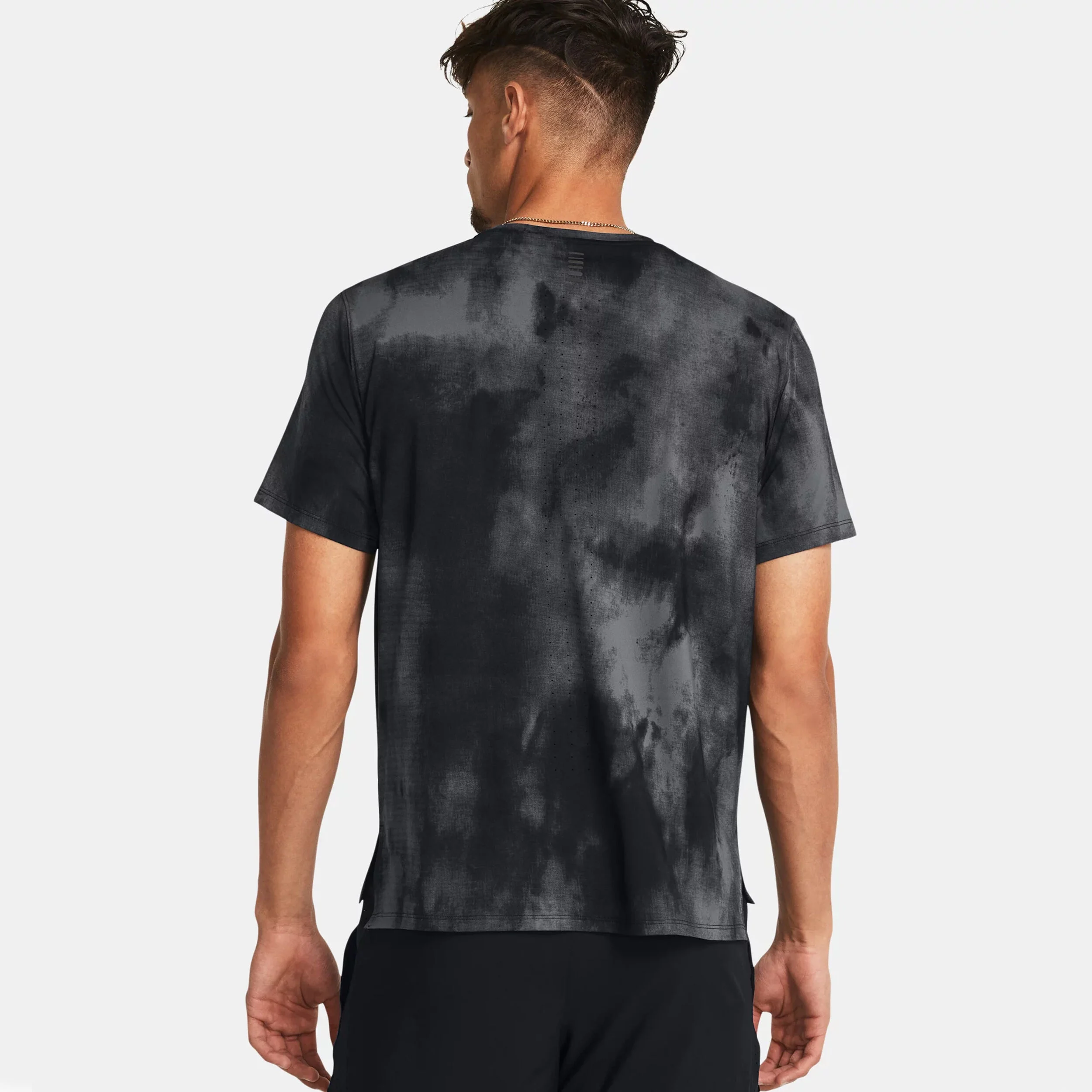 Laser Wash Laufshirt Herren - Schwarz, Grau