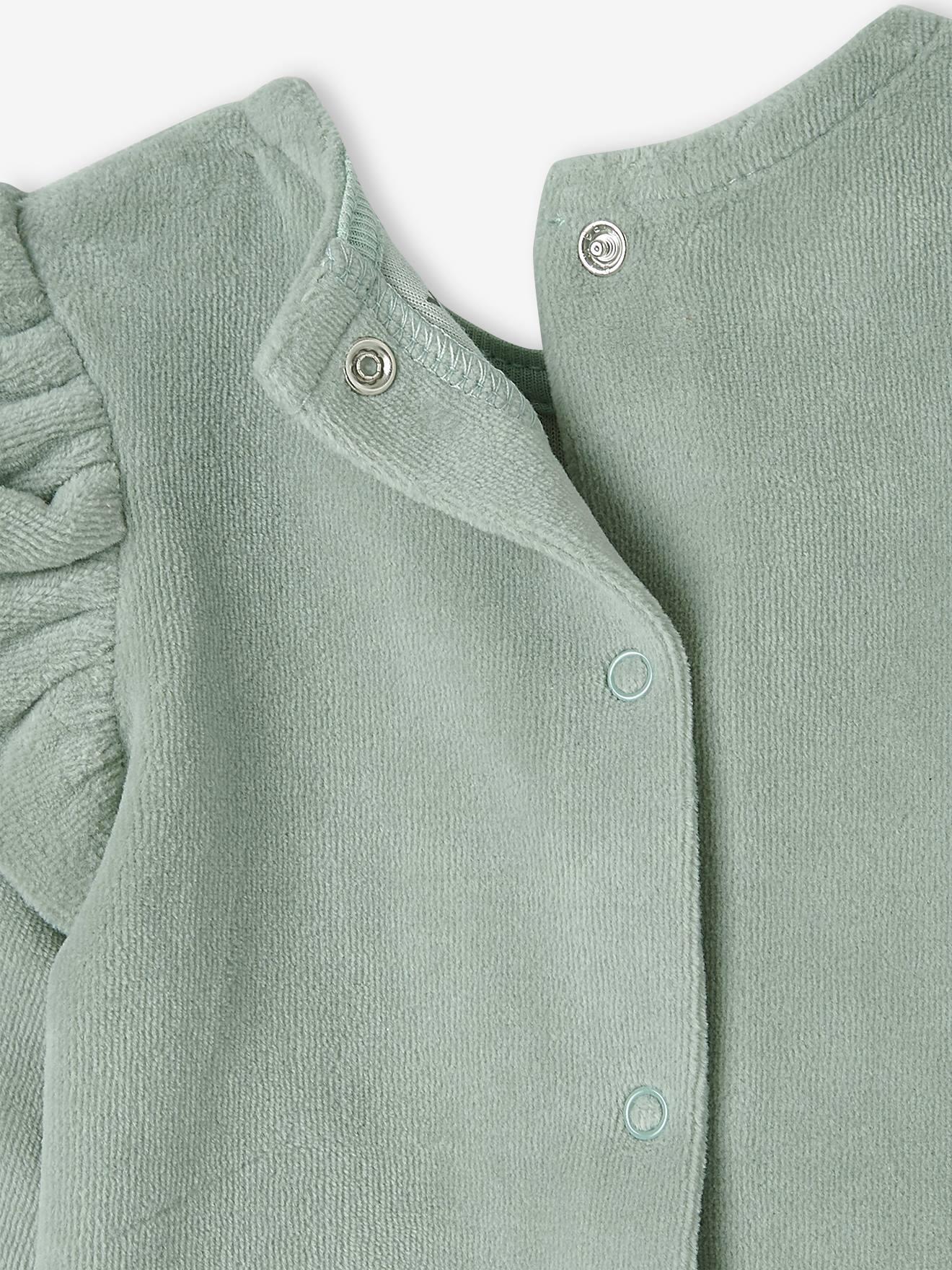 Lot de 2 pyjamas en velours bébé fille lot ivoire