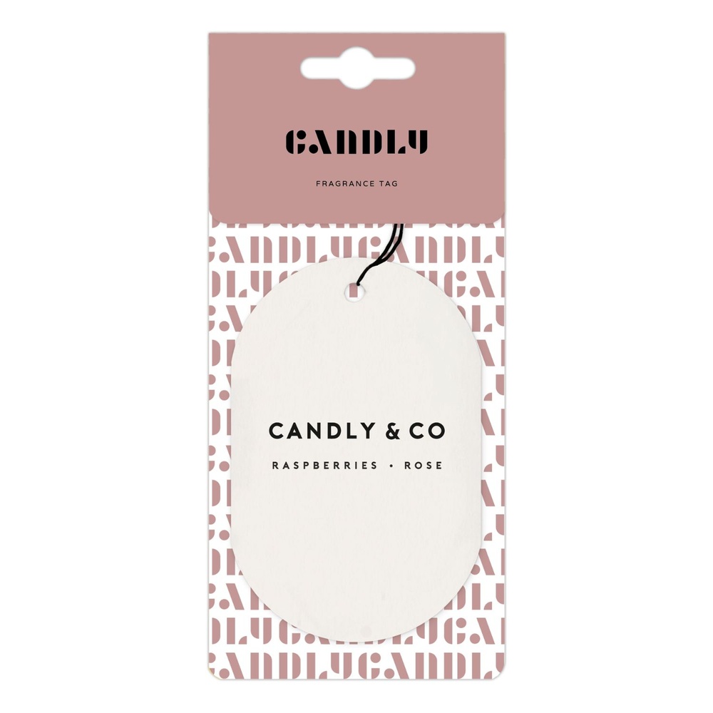candly&co Parfum voiture No.7 Framboises, Rose Parfum voiture