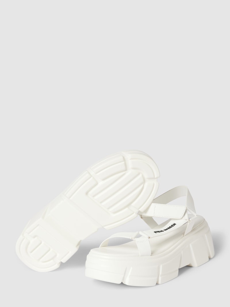 Sandalen mit Label-Detail Modell 'ASSERTIVE' in offwhite