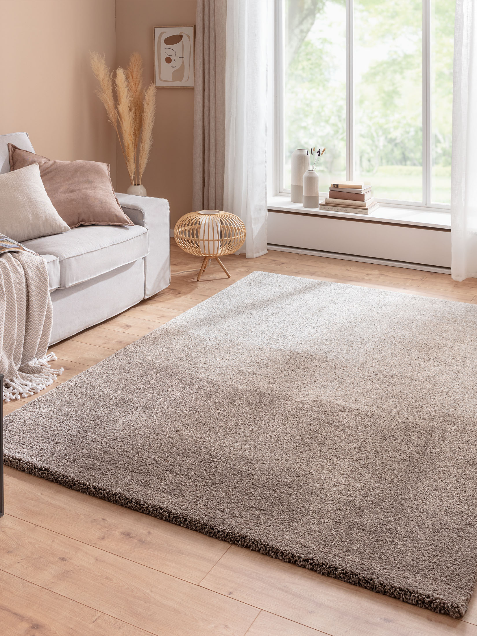 Pintaro Moderner Teppich, Beige