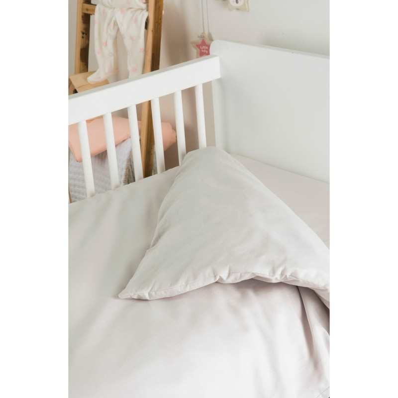 Housse de couette bébé unie en Coton Bio