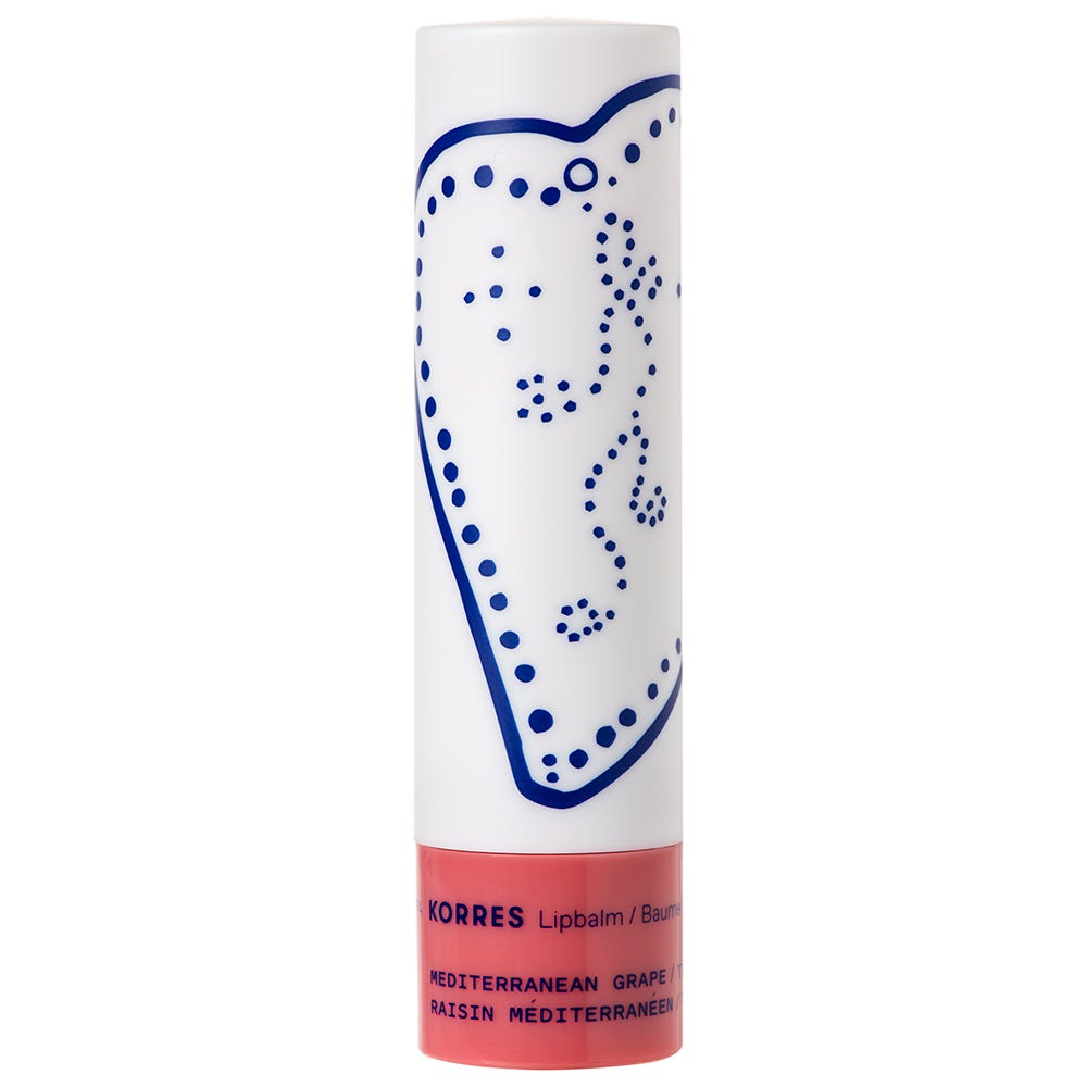 Korres Mediterranean Grape Lip Balm - Getönt Neutral Purple 4,5 g