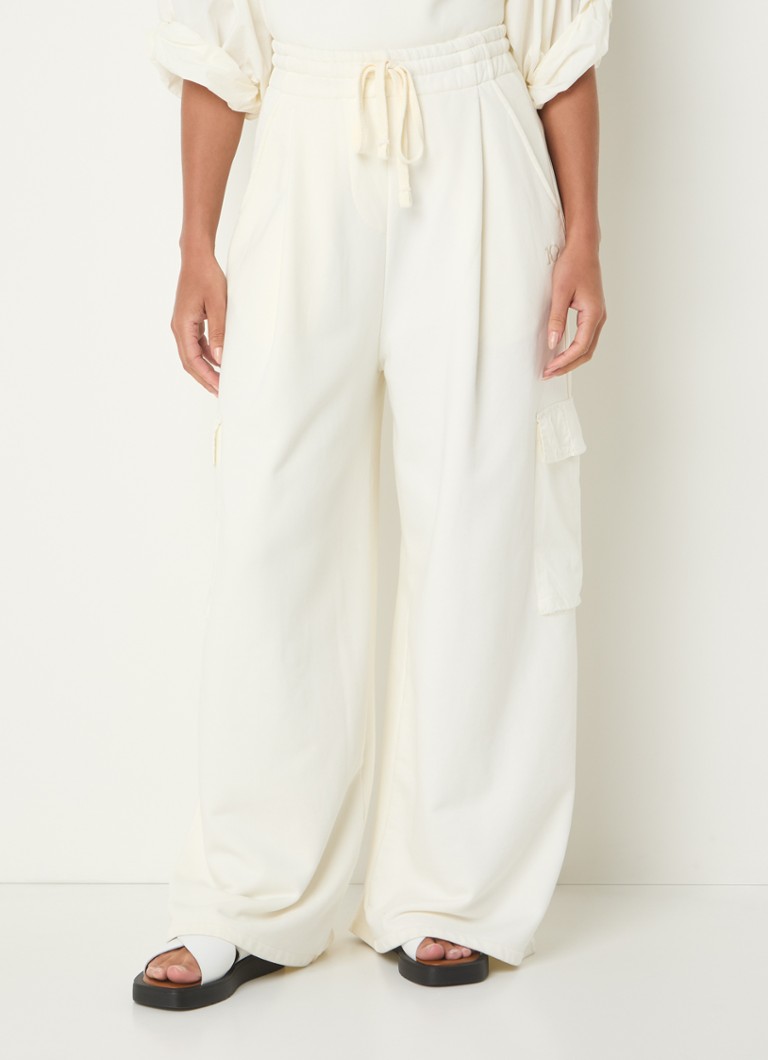 10DAYS High waist wide fit sweatpants in organic cotton blend